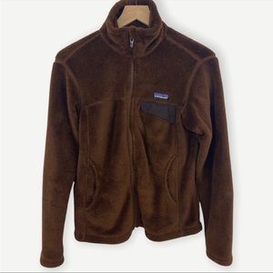 Patagonia Brown Polartec Re-Tool Full Zip Fleece